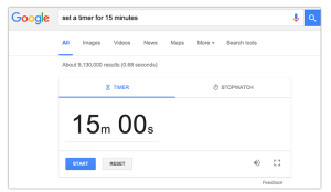 ok google set timer for 10 minutes