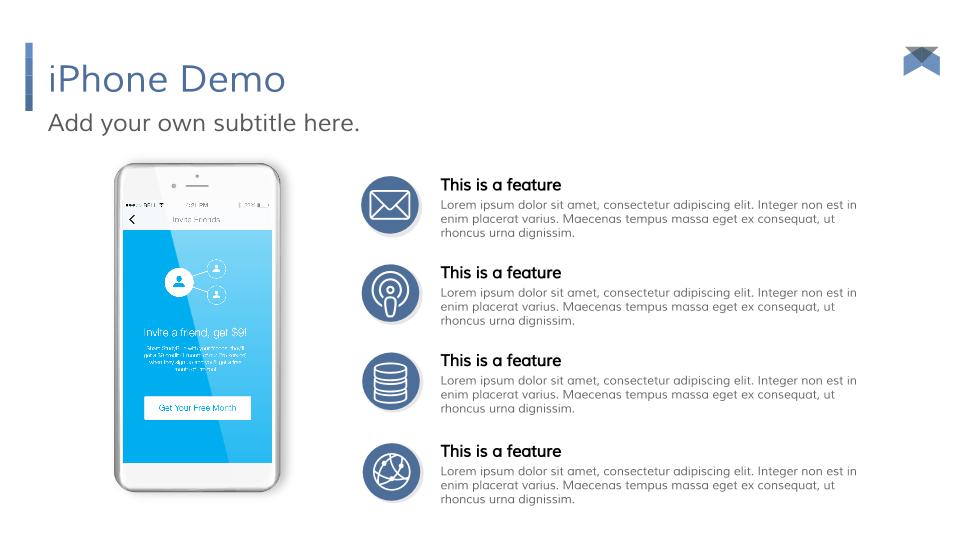 Free Google Slides Templates iPhone Demo