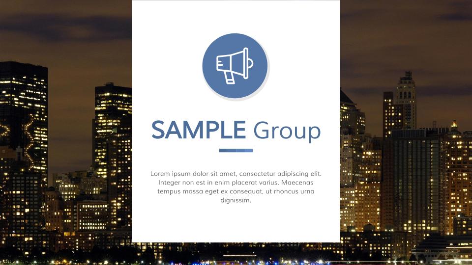 Free Google Slides Templates Center Tile and Icons
