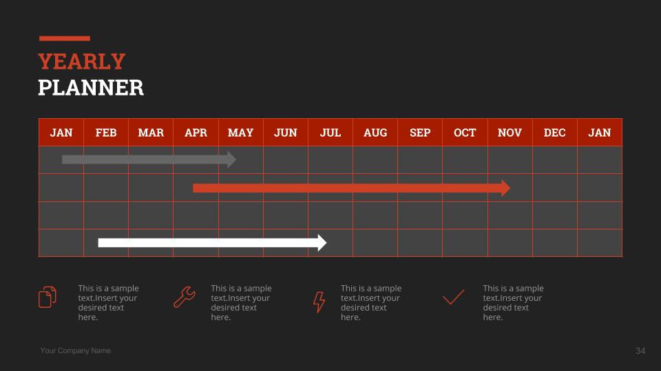 Free Google Slides Templates Timeline Planner